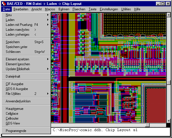 Abbildung 4: Bartels AutoEngineer ASIC/IC-Design