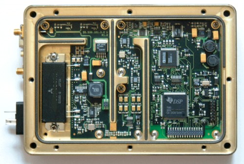 Bartels Elektronikentwicklung - Hochfrequenzteil eines Meteosat und GOES Satellitenuplinks